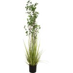 Europalms arbuste à feuilles persistantes avec gazon, plante artificielle, 182cm - herbes Europalms arbuste à feuilles persistantes avec gazon, plante artificielle, 182cm - herbes