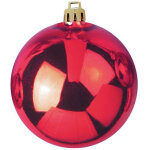 Europalms boule d�co 20cm, rouge - boules de no�l