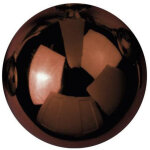 Europalms boule d�co 3, 5cm, brun, brillant 48x - boules de no�l