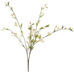 Europalms cerisier en spray, artificiel, blanc, 60cm - branches et buissons