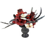 Europalms d�coration de table halloween, roses, 28cm - d�coration halloween