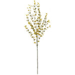 Europalms eucalyptus en spray, artificiel, jaune - vert, 110cm - branches et buissons