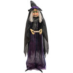 Europalms figurine d'halloween sorcire marie, anime, 180 cm - dcoration halloween
