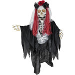 Europalms figurine halloween squelette la catarina, anim�e, 100cm - d�coration halloween