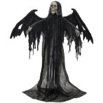 Europalms halloween ange noir, 175x100x66cm - d�coration halloween