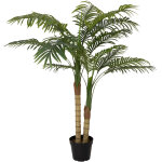 Europalms palmier areca, 2 troncs, plante artificielle, 120cm - palmiers Europalms palmier areca, 2 troncs, plante artificielle, 120cm - palmiers