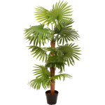 Europalms palmier éventail, plante artificielle, 130cm - palmiers Europalms palmier éventail, plante artificielle, 130cm - palmiers