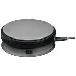 Europalms plaque rotative 15cm jusqu' 5kg en argent - accessoires de dcoration