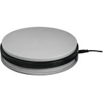 Europalms plateau rotatif 45cm jusqu' 50kg argent - accessoires de dcoration