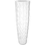 Europalms pot design lamella - 140, blanc - pots de fleurs