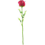 Europalms rose en cristal, bordeaux, fleur artificielle, 81cm 12x - fleurs