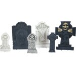 Europalms set de pierres tombales d'halloween  cemetary  (cimeti�re) - d�coration halloween