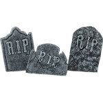 Europalms set de pierres tombales pour halloween - dcoration halloween