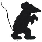 Europalms silhouette souris effrayante, 56cm - décoration halloween Europalms silhouette souris effrayante, 56cm - décoration halloween