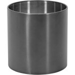 Europalms steelecht - 35 nova, pot en acier inoxydable, anthracite, �35cm - pots de fleurs
