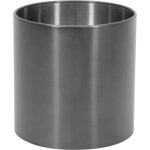 Europalms steelecht - 40 nova, pot en acier inoxydable, anthracite, 40cm - pots de fleurs