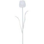 Europalms tulipe en cristal, transparent, fleur artificielle, 61cm 12x - fleurs