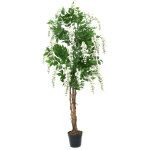 Europalms wisteria, plante artificielle, blanc, 180cm - arbres Europalms wisteria, plante artificielle, blanc, 180cm - arbres