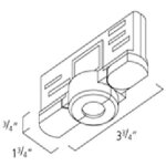 Eutrac 3 phases dmx terminateur, bus de donnes, argent - accessoires pour barres conductrices triphases ...