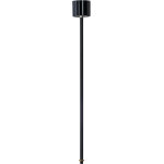 Eutrac 3 phases suspension pendentif, 60cm, noir - accessoires pour barres conductrices triphas�es