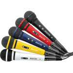 Fenton dm120 karaoke set dynamic microphones 5 pièces - kits de microphones Fenton dm120 karaoke set dynamic microphones 5 pièces - kits de microphones