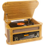 Fenton memphis tourne - disque vintage en bois clair - platines disque