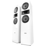Fenton shf700w ensemble d'enceintes tour 2x 6, 5  blanc - haut - parleurs passifs