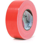 Gaffer tape gerband 250 rouge - rubans adhsifs et plus encore