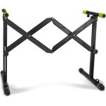 Gravity ks aks 01 b - support de clavier repliable avec m�canisme en accord�on - porte - instruments