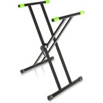Gravity ksx 2 - stand pour clavier en x, deux niveaux noir - pieds pour mixeurs