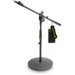 Gravity ms 2222 b - pied micro court � base ronde et perchette t�lescopique 2 points - pieds pour microphones ...