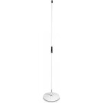 Gravity ms 23 w - pied micro droit  base ronde blanc - pieds de microphone