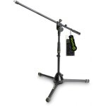 Gravity ms 4221 b - pied micro court sur tr�pied perchette 2 points - pieds pour microphones