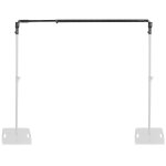 Gravity pad set 1 - systme de support tubulaire pour rideaux, livr sans rideau - tissus et filets