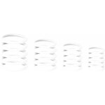 Gravity rp 5555 wht 1 - jeu de bagues universelles gravity, ghost white