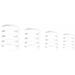 Gravity rp 5555 wht 1 - jeu de bagues universelles gravity, ghost white