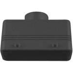 Ilme 16 / 72 broches, capot de c�ble, entr�e par le haut, pg21, noir - fiches & embases multibroches