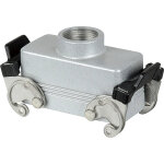 Ilme 16p capot de cbles  entre par le haut pg21 gris avec clips - fiches & embases multibroches