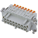 Ilme squich socket insert 16 - pin 16a 500v - fiches & embases multibroches