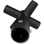 Isoled adaptateur de m�t 4 voies pour lampadaire ext�rieur he75 - 115, 65 - 80 mm de diam�tre - autres ...