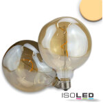 Isoled ampoule d�co led vintage line e27 125, 4w, blanc ultra chaud, verre ambr�, gradable - lampes led ...