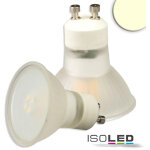 Isoled ampoule led gu10 3w, 270�, opale, blanc chaud, gradable - lampes led socle gu10