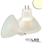 Isoled ampoule led mr16 3, 5 w, 270, opale, blanc chaud - lampes led socle gu5. 3