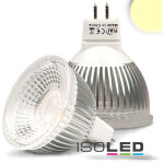 Isoled ampoule led mr16 6 w glas - cob, 70, blanc chaud, gradable - lampes led socle gu5. 3