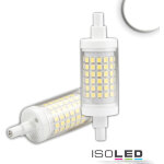 Isoled ampoule led r7s 6w, l : 78mm, gradable, blanc neutre - lampes led socle r7s