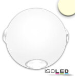 Isoled applique led direct / indirect 4 * 1w cree, ip54, blanc sable, blanc chaud - lampes murales et ...