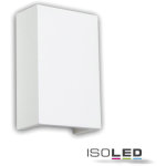 Isoled applique led en pltre 2x3w, up&down, ; carre, blanc chaud - lampes murales et de plafond