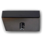 Isoled auvent de plafond angulaire, noir, pour suspension simple - accessoires divers