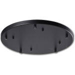 Isoled auvent de plafond rond, noir, pour une suspension quintuple - accessoires divers