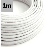 Isoled câble enduit de tissu blanc, 3x0. 75mm² awg18, marchandise au mètre - câbles d'alimentation Isoled câble enduit de tissu blanc, 3x0. 75mm² awg18, marchandise au mètre - câbles d'alimentation